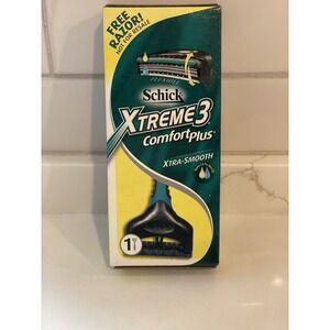 Schick Xtreme 3 Comfort Plus Razor Xtra Smooth Comfort Sample 2007‎ New Travel